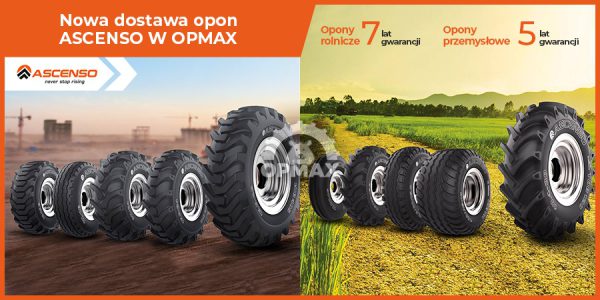 NOWA DOSTAWA OPON W OPMAX – ASCENSO