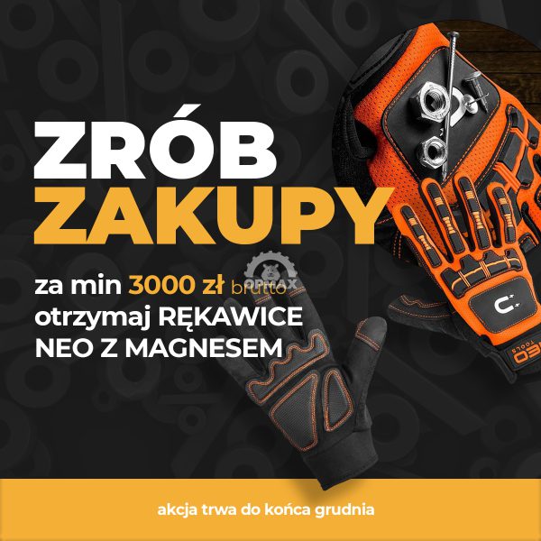 PROMOCJA RĘKAWICE NEO Z MAGNESEM