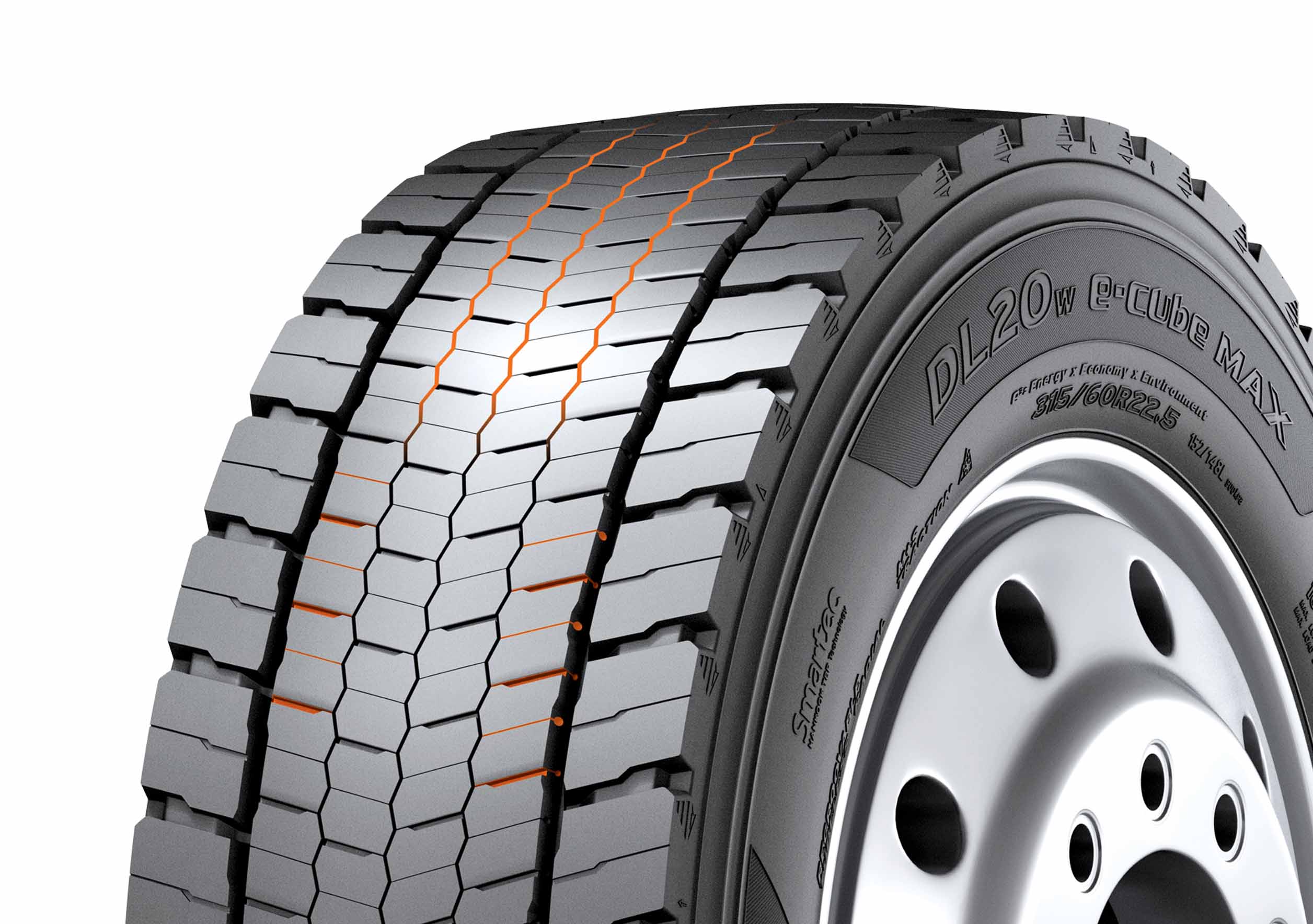 HANKOOK E-CUBE MAX DL20W 315/70R22.5 154/150L