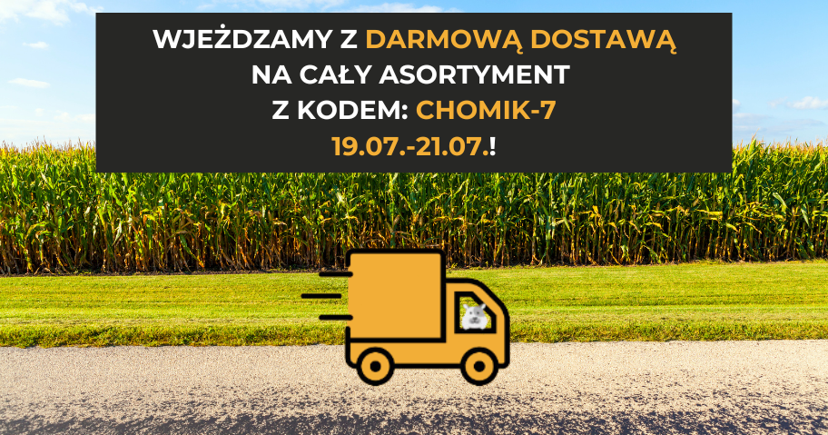 Darmowa dostawa przez cały weekend 19.07.-21.07!