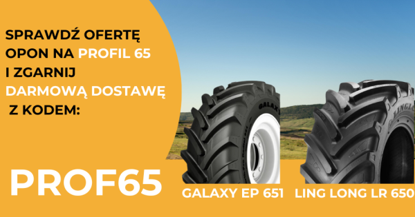 Zgarnij darmową dostawę na opony Galaxy EP 651 oraz Ling Long LR 650!