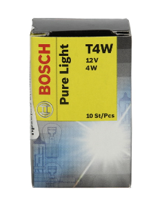 Żarówka 10 szt. T4W 12V 4W BA9S cokołowa Pure Light 1987302207