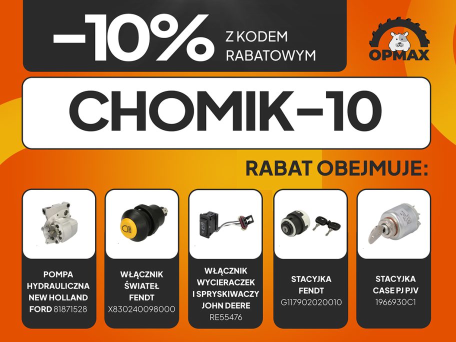 -10% Z KODEM RABATOWYM CHOMIK-10